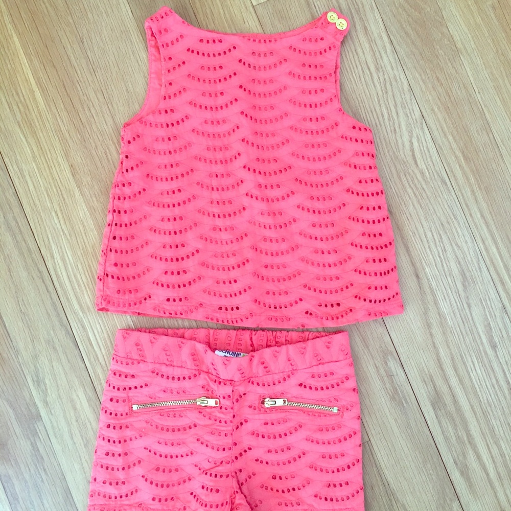 Trendy toddler 2 piece summer outfit